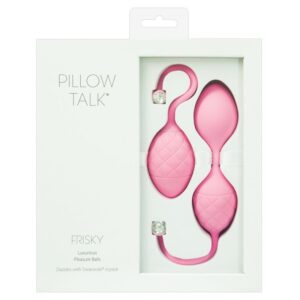 Pillow Talk Frisky vaginaliniai kamuoliukai (rožinė)