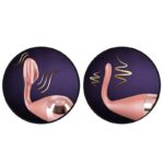 Belou klitorio ir G taško vibratorius moterims (rožinė)