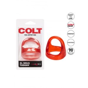 COLT XL penio ir sėklidžių žiedas (raudona)