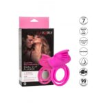 Dual Clit Flicker penio žiedas (rožinė)