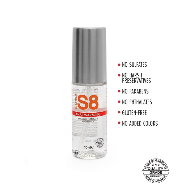 S8 šildantis analinis lubrikantas (50 ml)