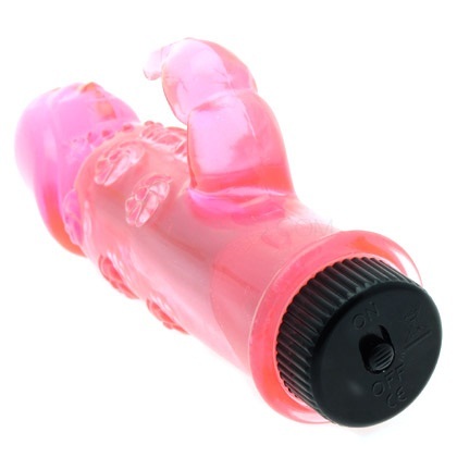 Mini-vibratorius "Galingasis kiškutis" (rožinis)