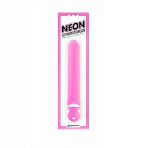Neon klasikinis vibratorius (rožinė)