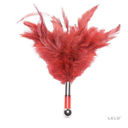 Malonumų plunksna LELO Tantra (raudona)