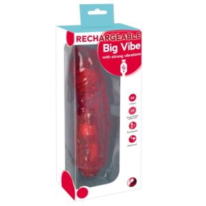 Vibratorius Big Vibe (raudonas)