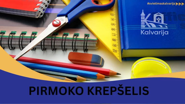 Kalvarijos pirmokų tėvams – mažiau pirkinių mokyklai