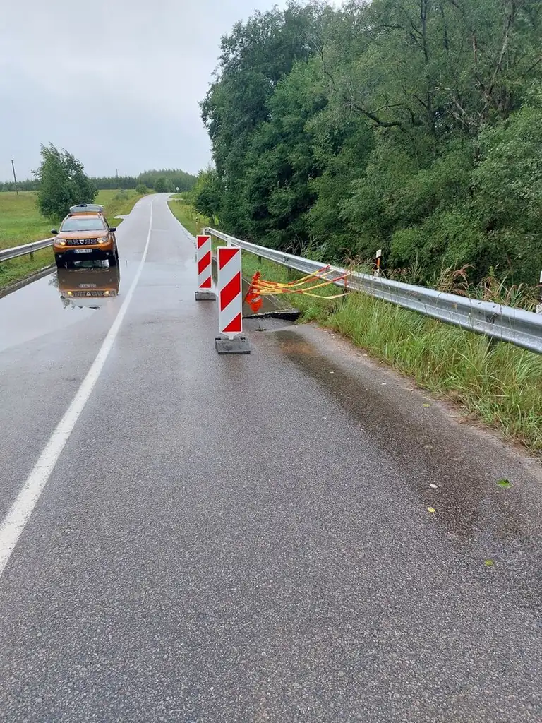 Ties Užvenčiu uždarytas kelias: kur dar liko pavojų