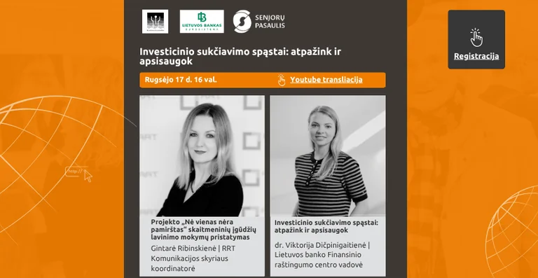 Birštono gyventojams – nemokama paskaita apie investicijų spąstus